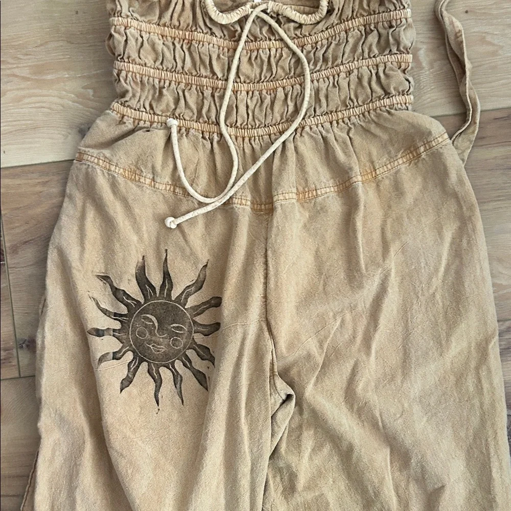 Free people custom dyed Halter Jumpsuit - Picture 3 of 6